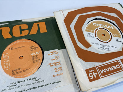 23x David Bowie 7” Bundle Vinyl Singles