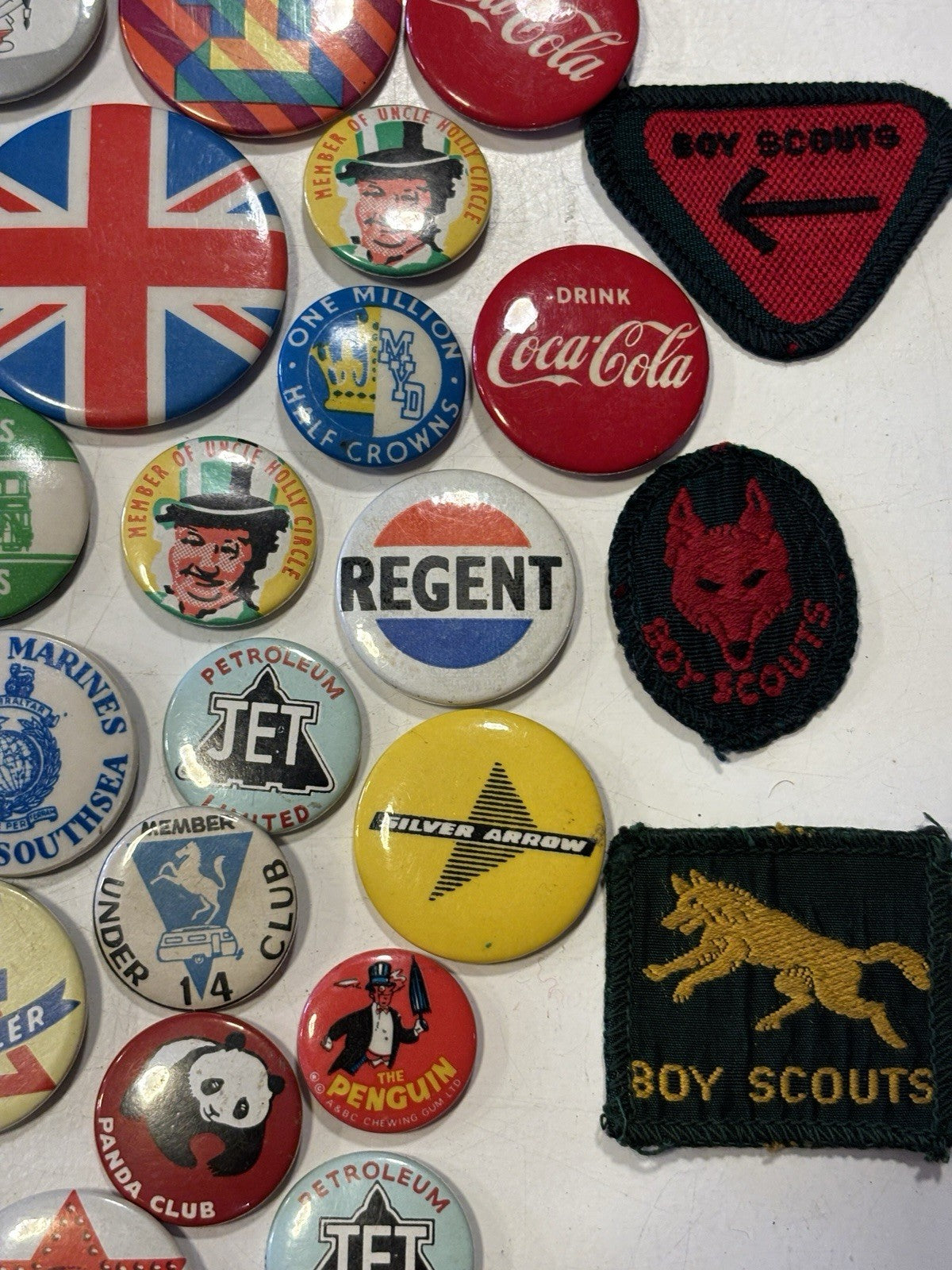 Job Lot Bundle Vintage Pin Badges And Vintage Cub Scout Patches