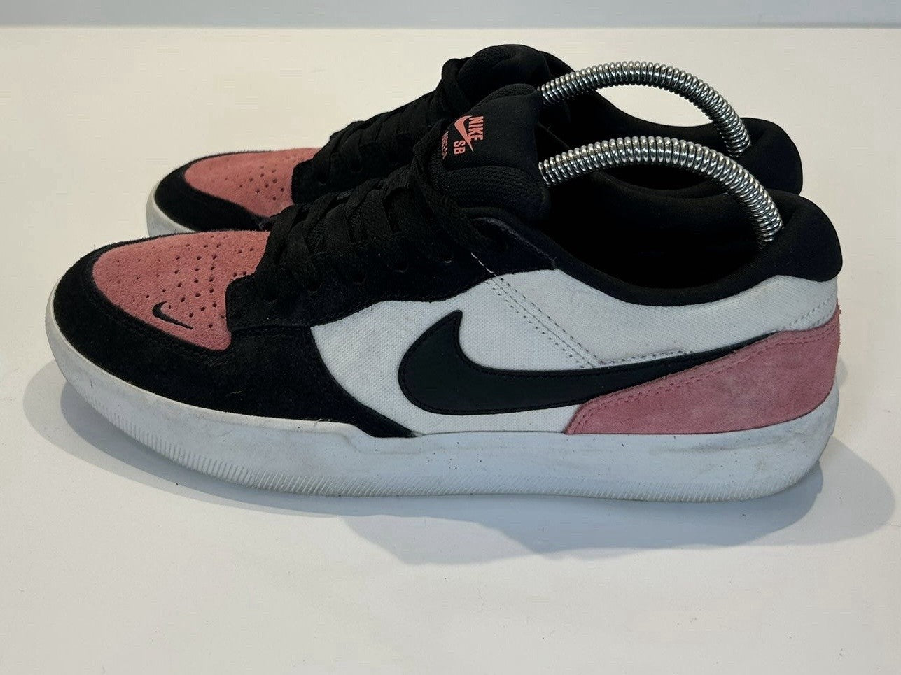 Nike SB Force 58 Pink salt black white CZ2959-600 uk7   skate shoes