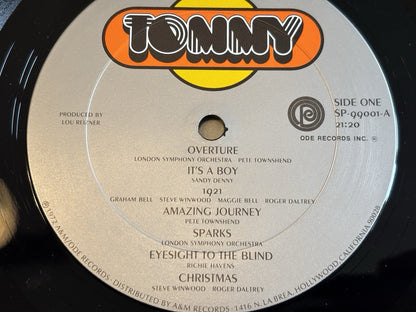 Tommy-The Who-by London Symph Orch-2×12" Box GF & book- SP99001 1972p 1972