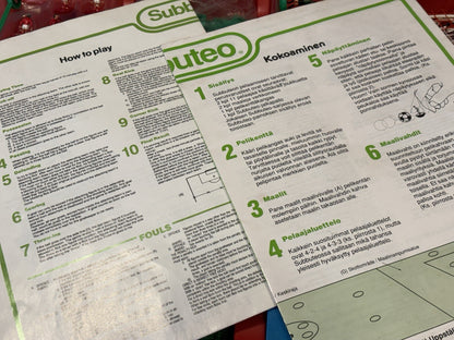 Subbuteo Uefa Euro 96 Set in Box - Rare Set
