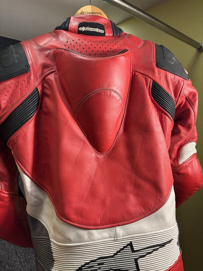 Alpinestars One Piece Leather Suit Size 42 (EUR 52)