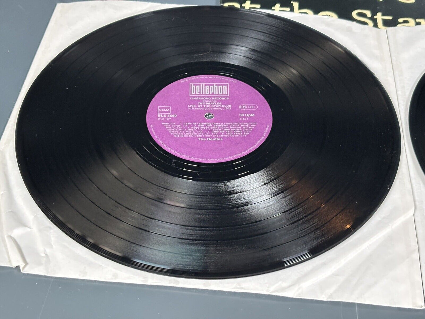 Rare The Beatles Live! At The Star-Club In Hamburg Germany 1962 BLS 5560