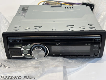 JVC KD-R321 Car Stereo Radio CD MP3 Player Receiver Head Unit AUX IN VGC+