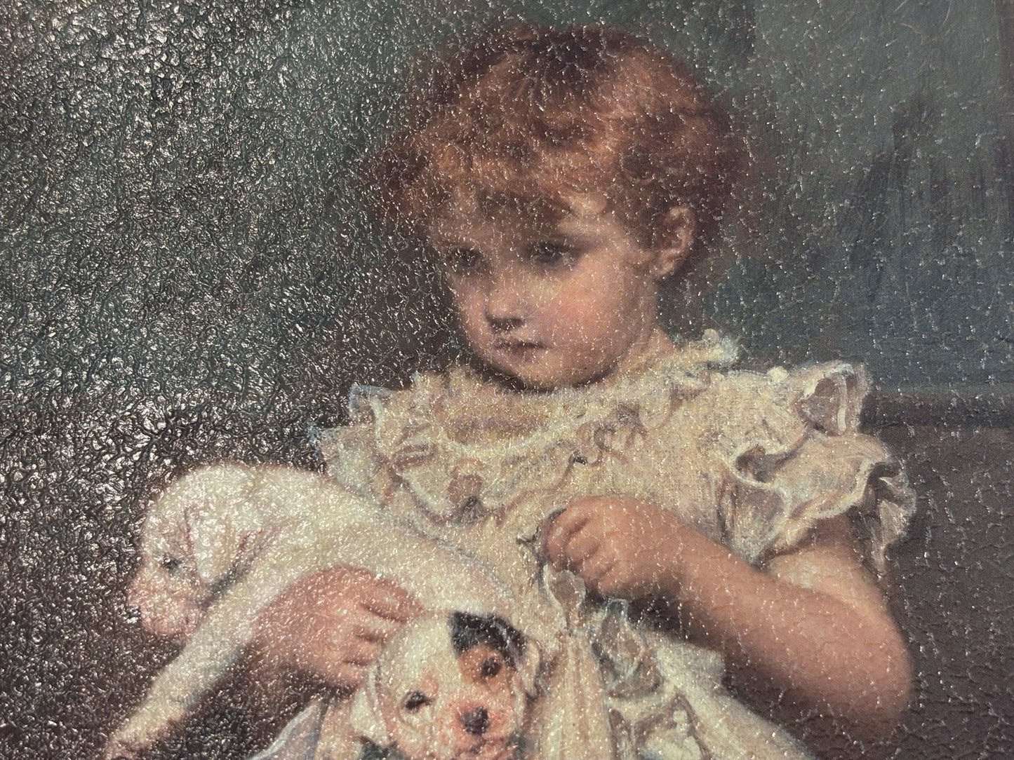 CHARLES BURTON BARBER Puppy Love Precious Bundle Picture Frame
