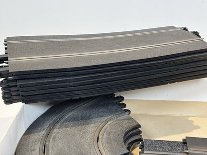 Vintage Scalextric Track 23x  Pieces including hazard track parts