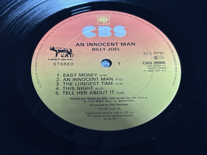 BILLY JOEL An Innocent Man LP 1983 CBS 25554