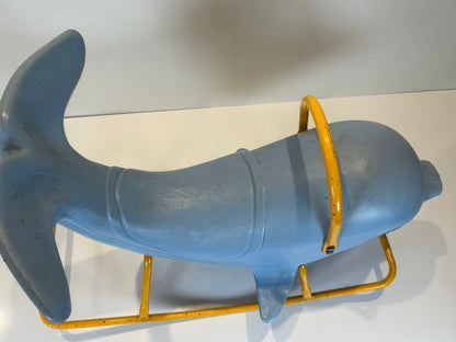 Vintage Raleigh Rocking Dolphin Toy Great Shop Display Prop 1970s