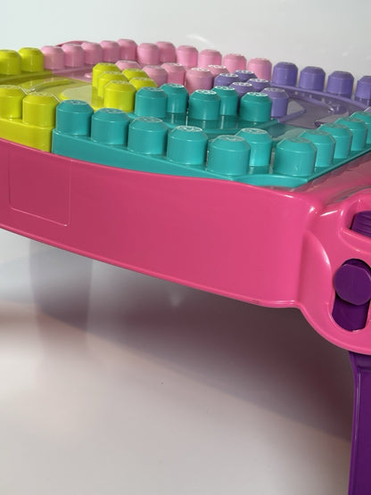 Mega Blocks Table With Storage & Mega Block Bricks