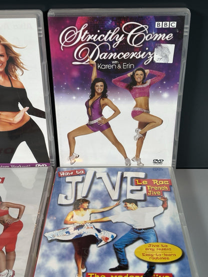6x Fitness Workout Dvd Film Bundle