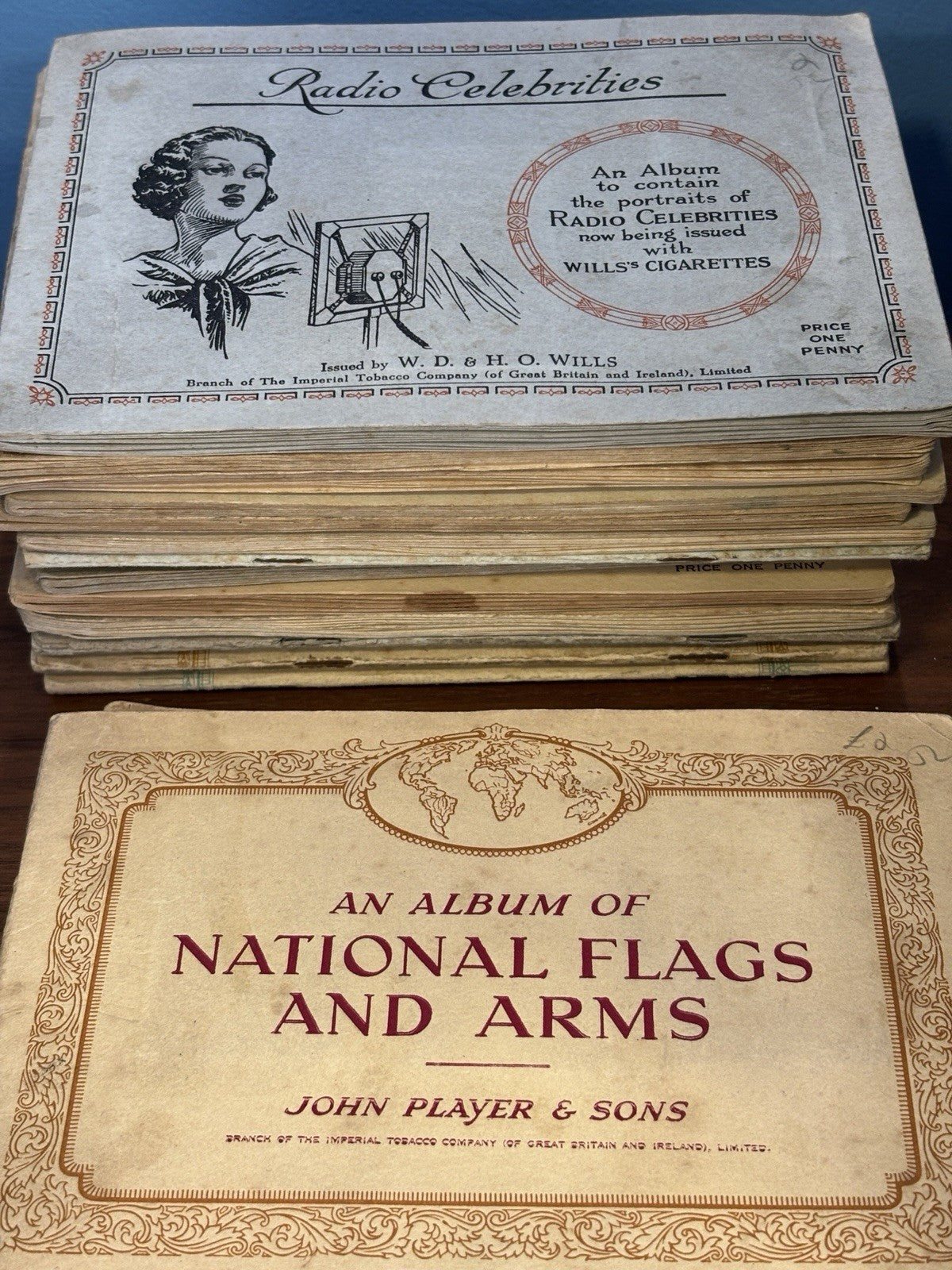 16x Vintage Cigarette Card Complete Albums