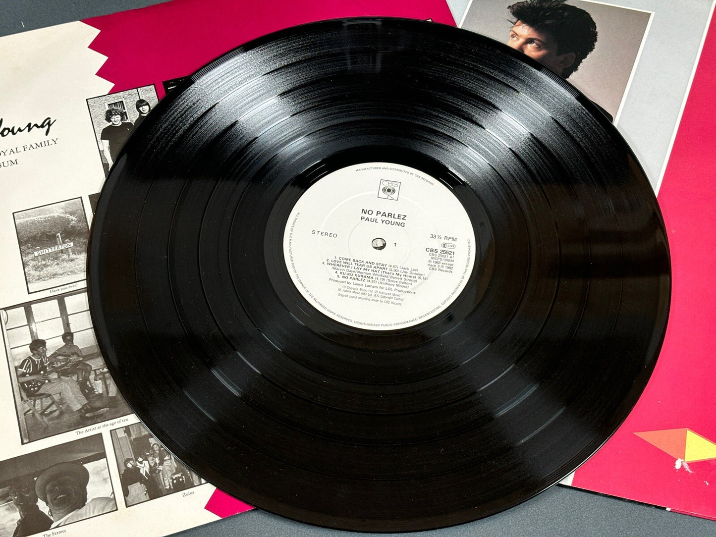 PAUL YOUNG - NO PARLEZ - 12” Vinyl