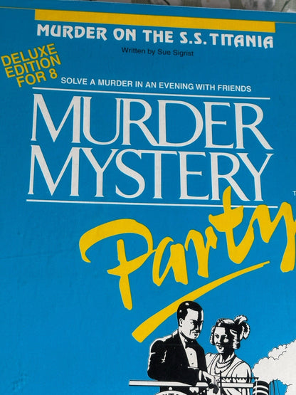 Murder Mystery Party Game - Murder on the S.S. Titania Deluxe Edition For 8
