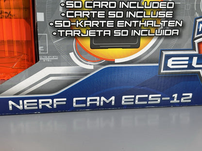 Nerf Elite Cam ECS-12 Automatic Blaster, Mag & Darts Original Box - (No SD Card)