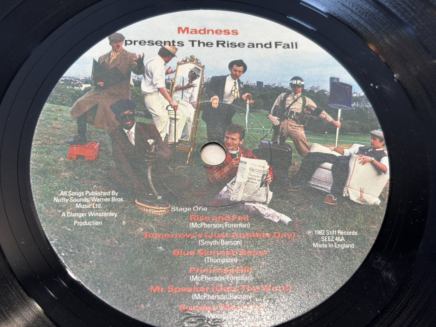 Madness Presents The Rise and Fall Vinyl Gatefold LP Stiff Records SEEZ 46