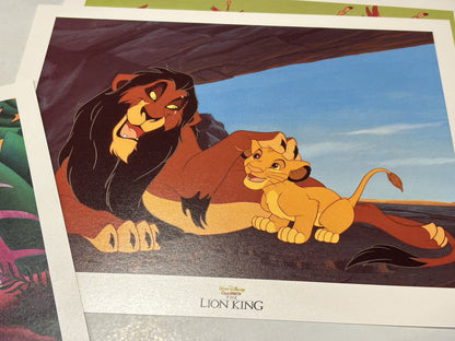 Asda Disney The Lion King Prints x4 Rare Vintage