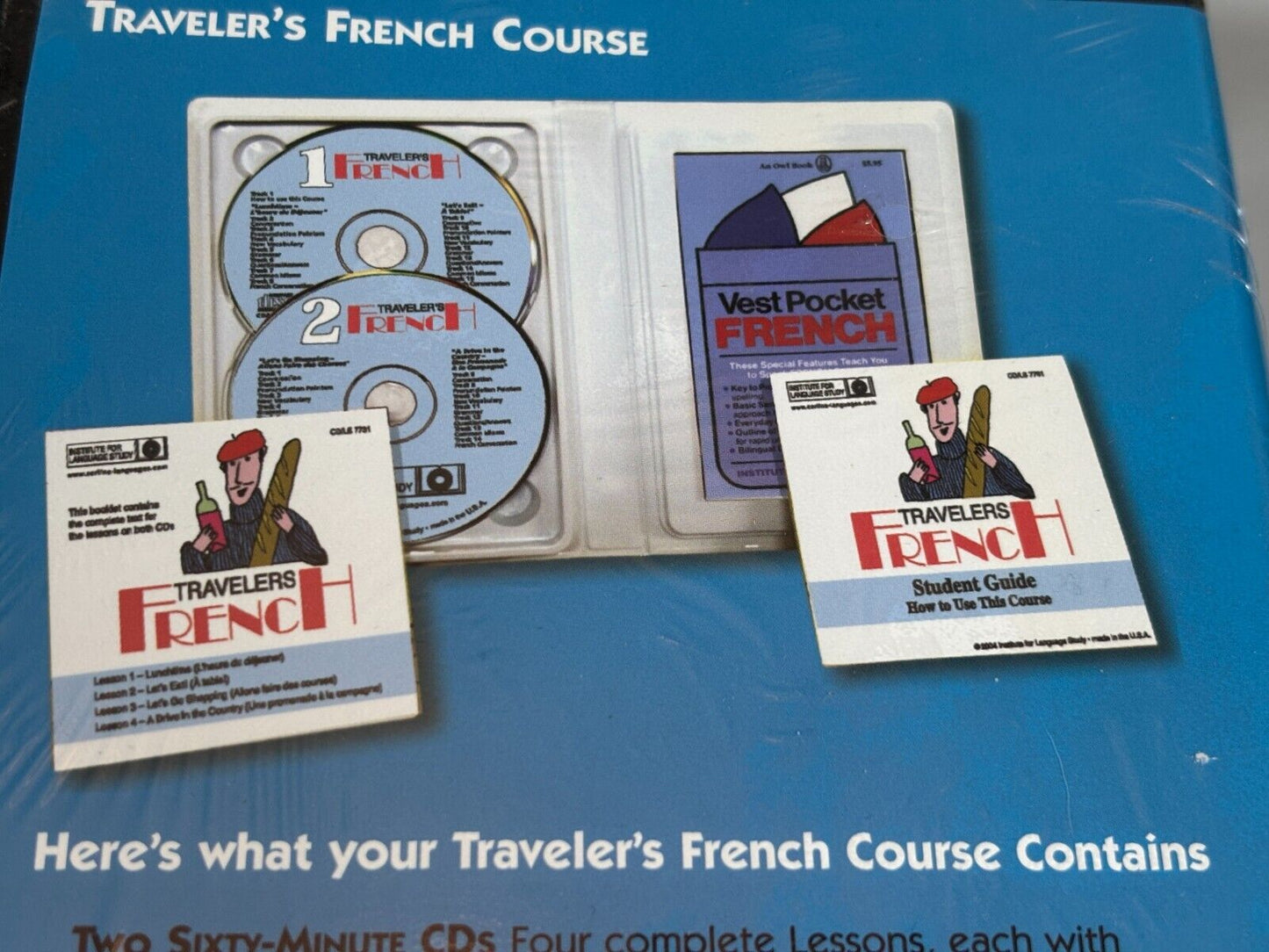 Traveler's French CD Course Cortina Travelpack