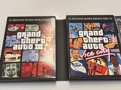 PS 2 GTA 3 and GTA Vice City Double Pack & San Andreas including original maps
