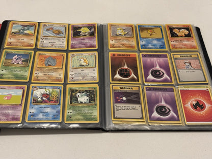 Pokemon Binder With 180x Cards inc 47x Jungle WOTC