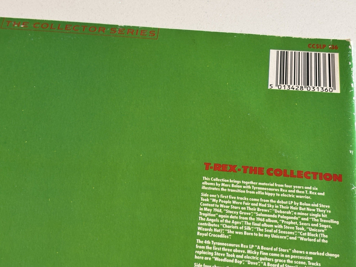 T-Rex The Collection UK 1986 Vinyl Record
