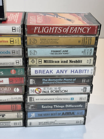 Vintage Music Cassette Tapes Job Lot Bundle x 34