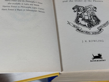 Harry Potter And The Order Of The Phoenix First Edition Error 766 Pages & 2 ink