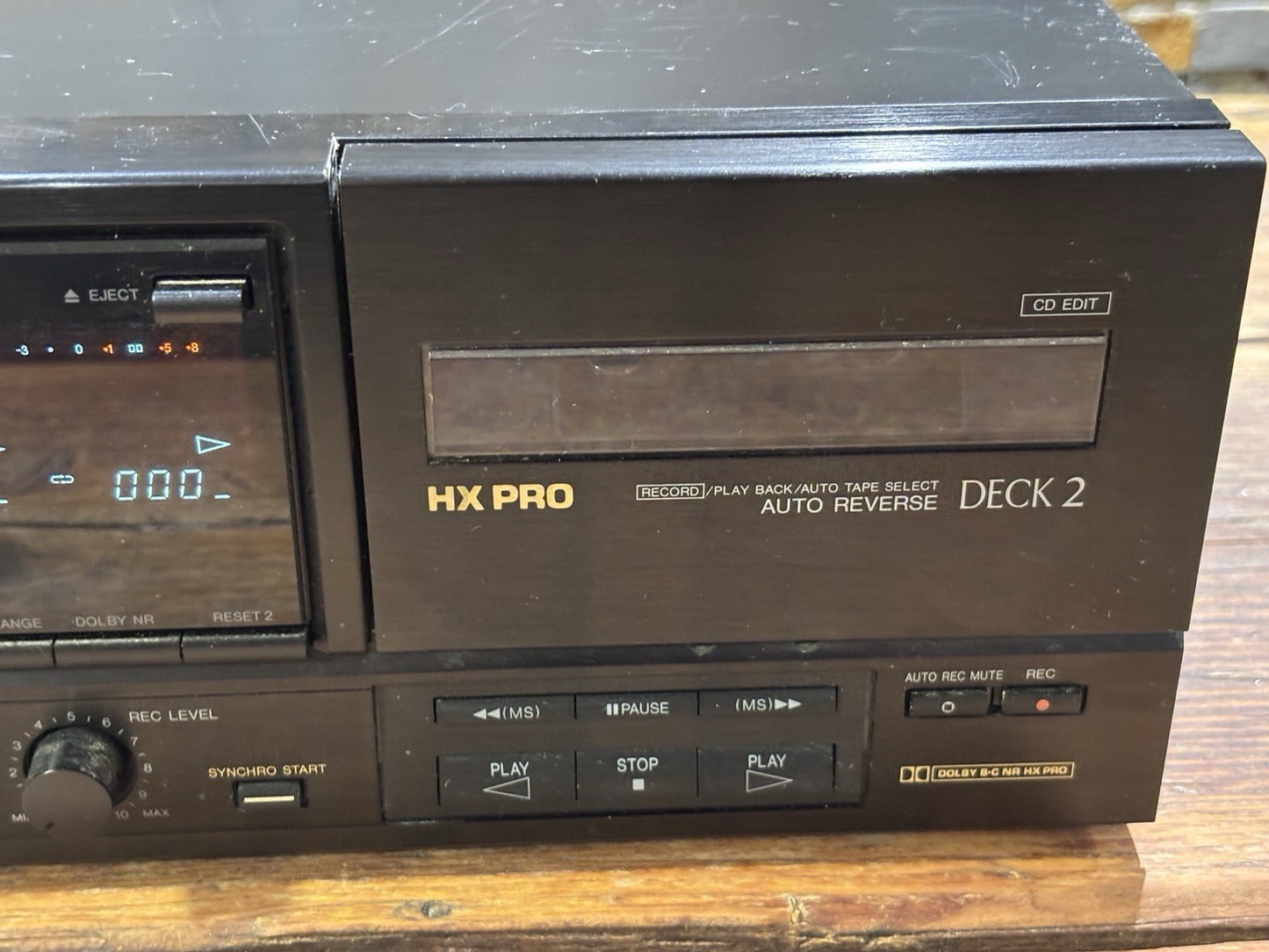 Technics 360 Series RS-X520 Twin Cassette Deck. Read Description