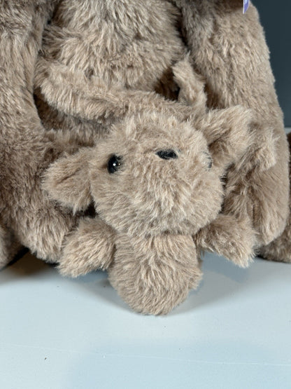 Bear Factory Kangaroo and Joey Plush Soft Toy | 12"