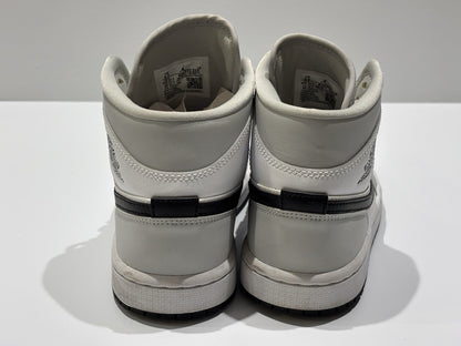 Nike Air Jordan 1 Mid Grey Fog Black BQ6472-015 Trianers in Size 4 UK
