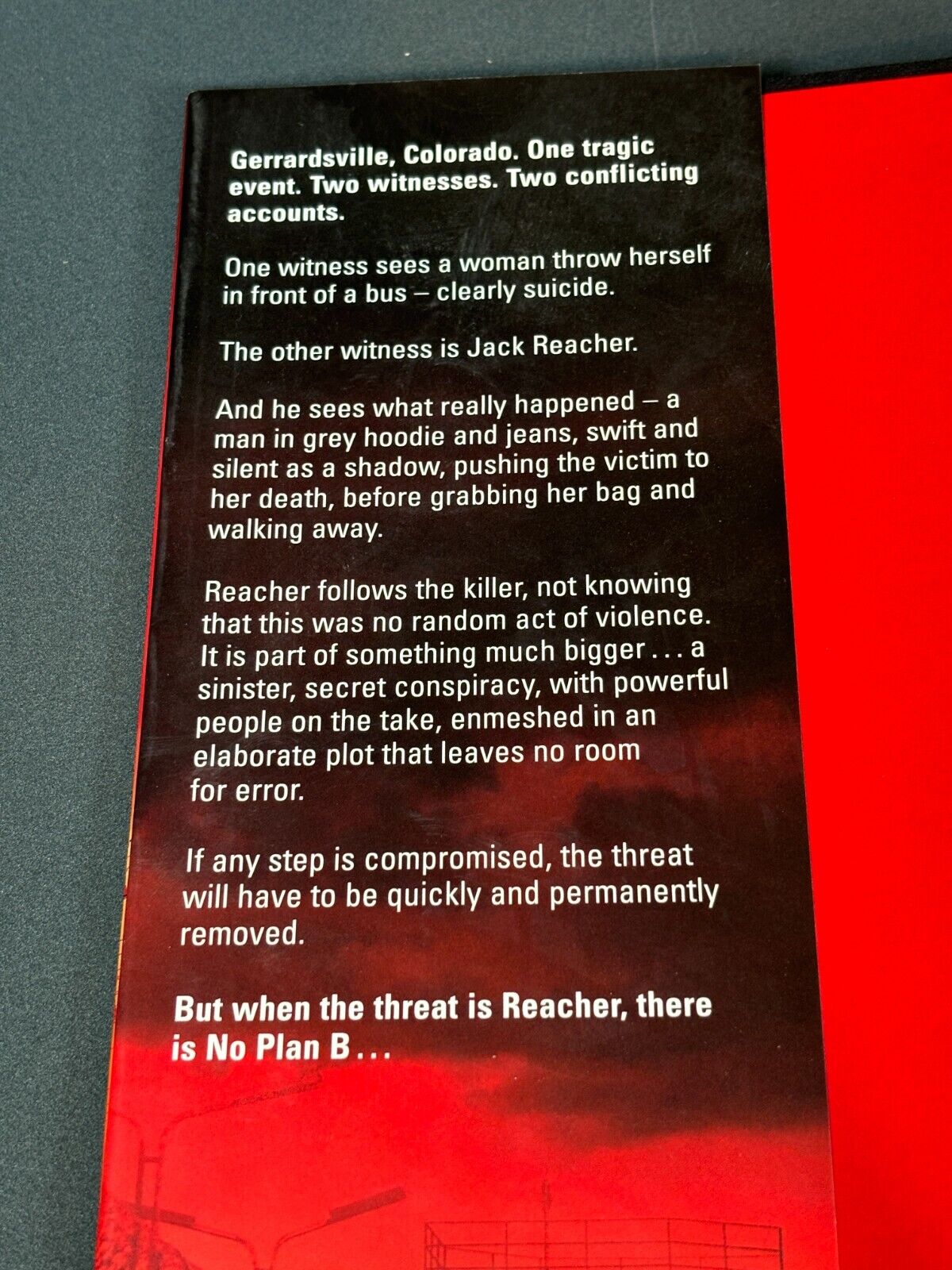 Jack Reacher Lee & Andrew Child - No Plan B Waterstone Exc Red Edges 1/1 HB