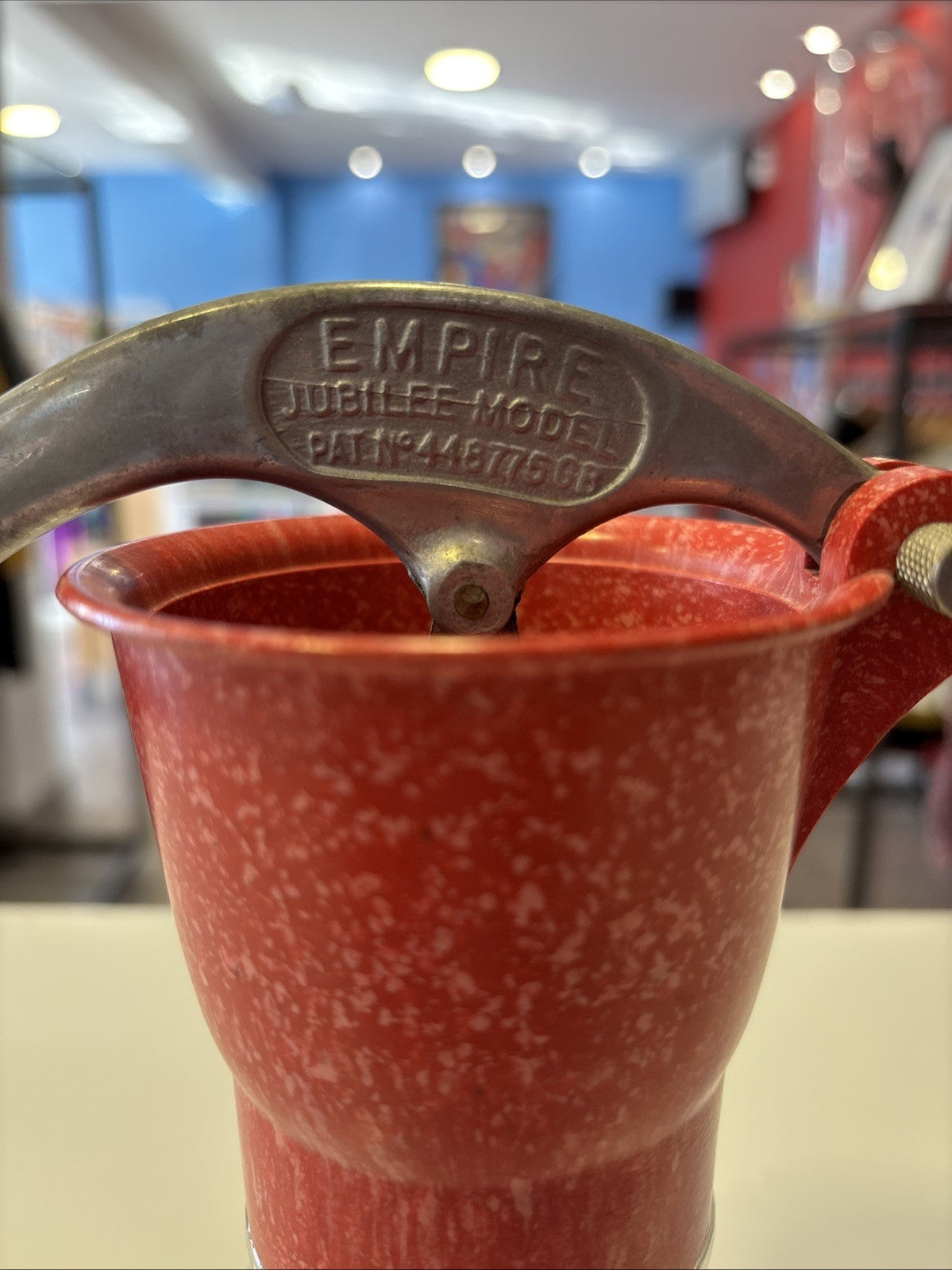 Vintage Bel Empire Jubilee Model Bakelite and Glass Cream Maker Circa 1950's