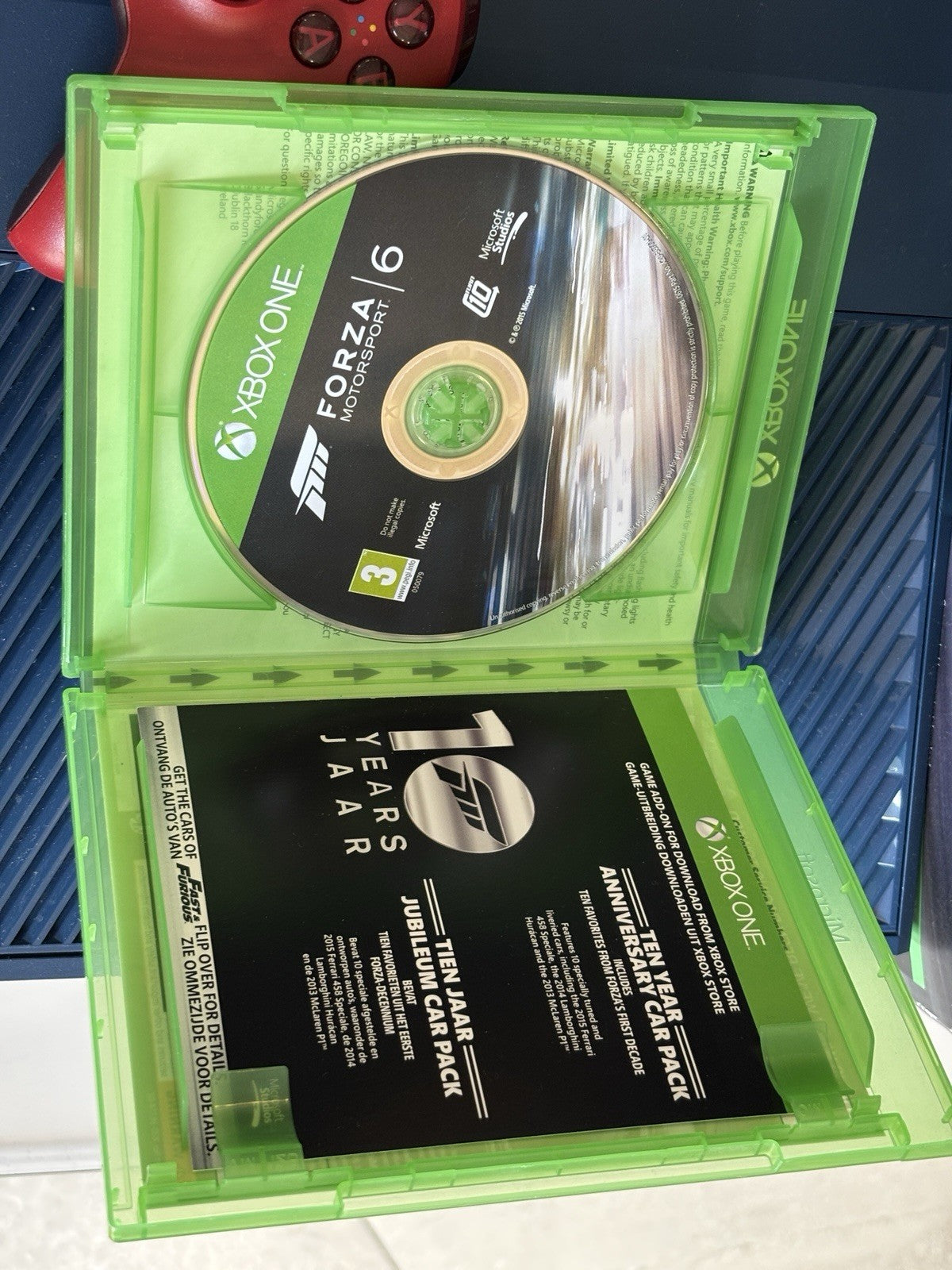 Xbox One Forza Motorsport 6 Limited Edition Blue Console 1Tb Boxed With Game