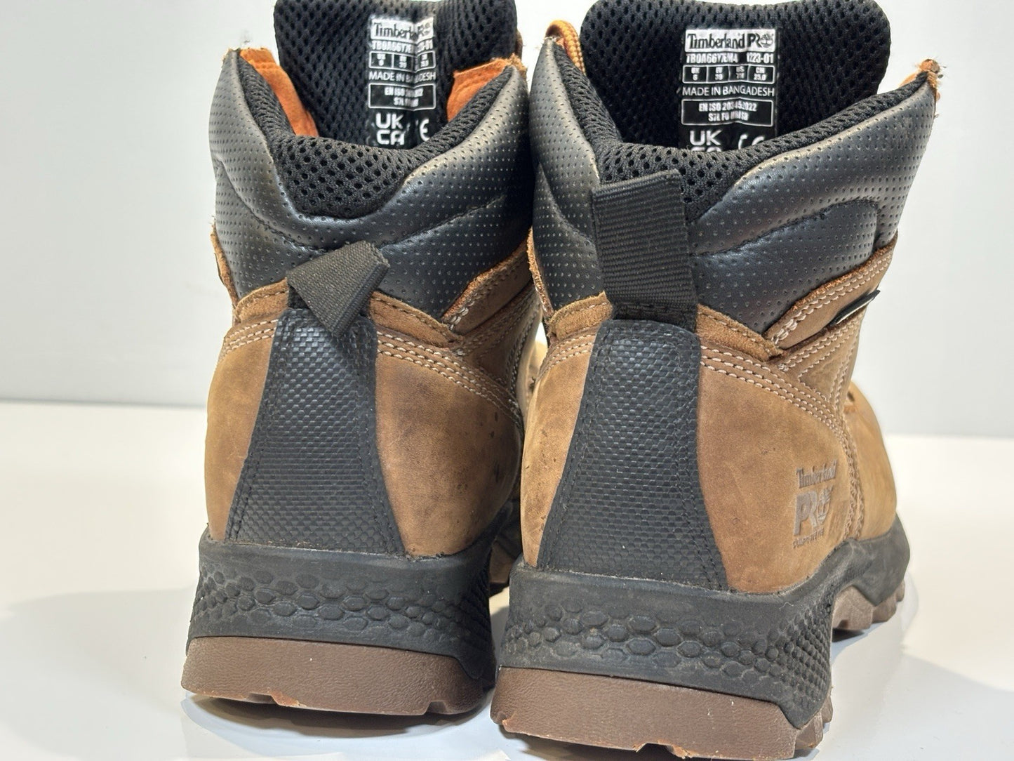 Timberland Men's Pro Iconic Safety Boot - Brown Size UK 6