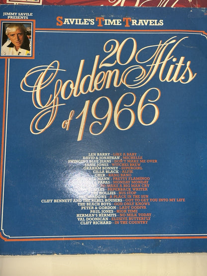 4x 20 GOLDEN HITS 1957, 1965, 1966, 1967 SAVILE’S TIME TRAVELS - VINYL 12" LP x4