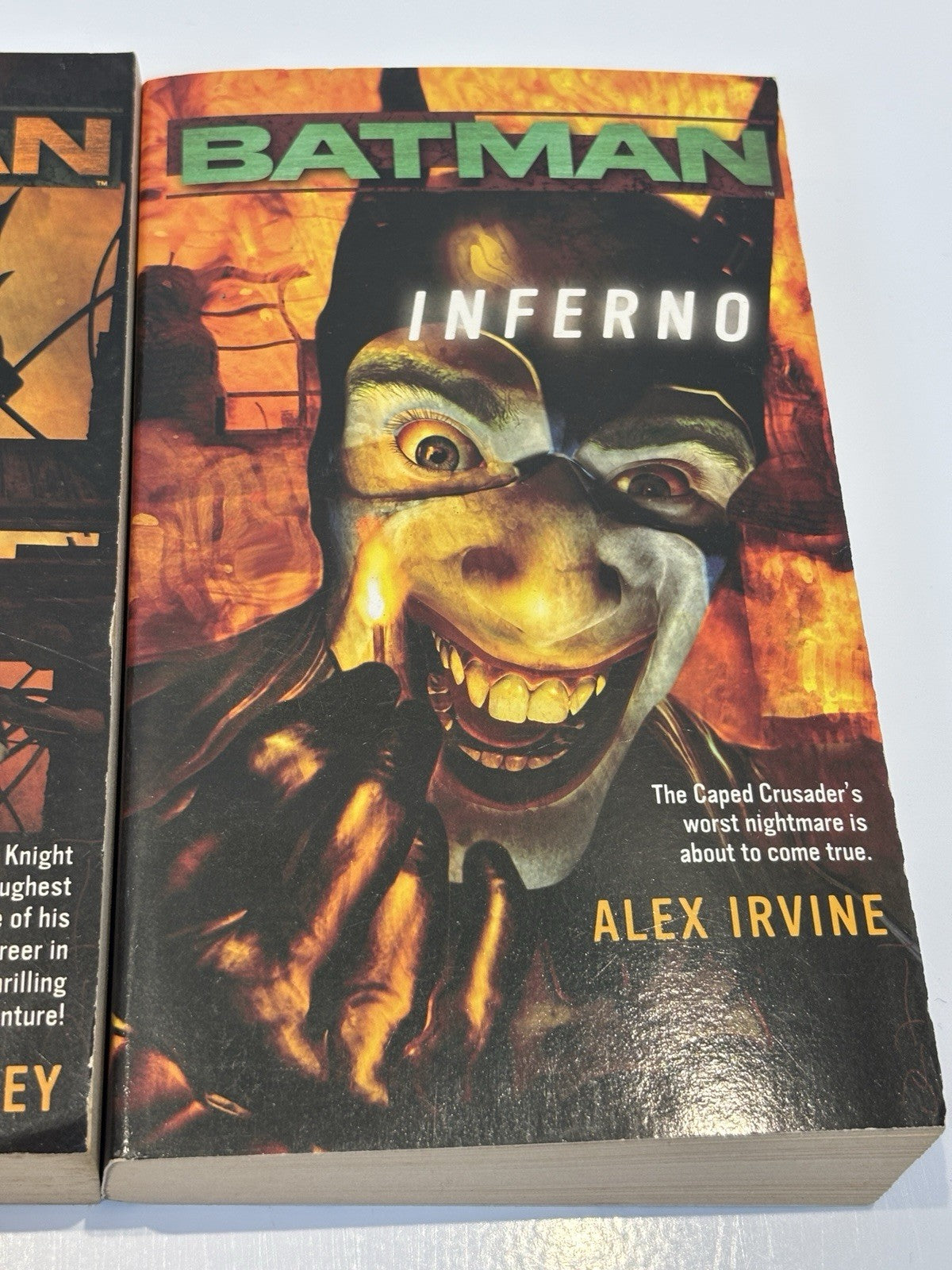 Batman Paperback Book Lot Fear Itself, Dead White, Inferno