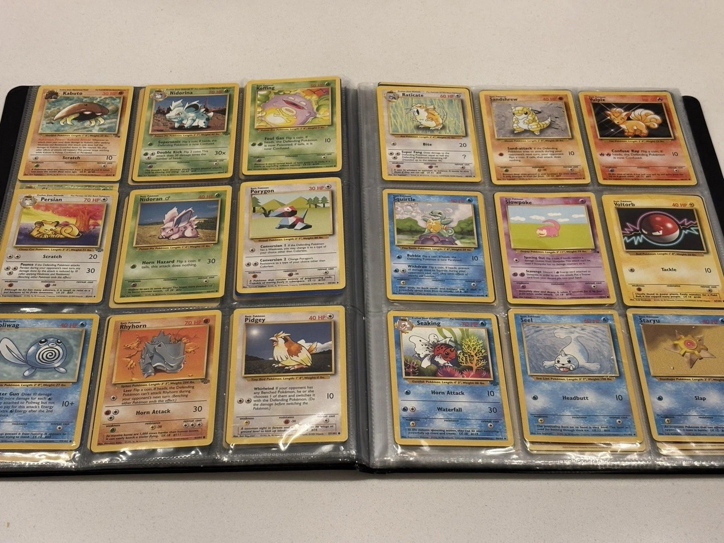 Pokemon Binder With 180x Cards inc 55x Jungle WOTC