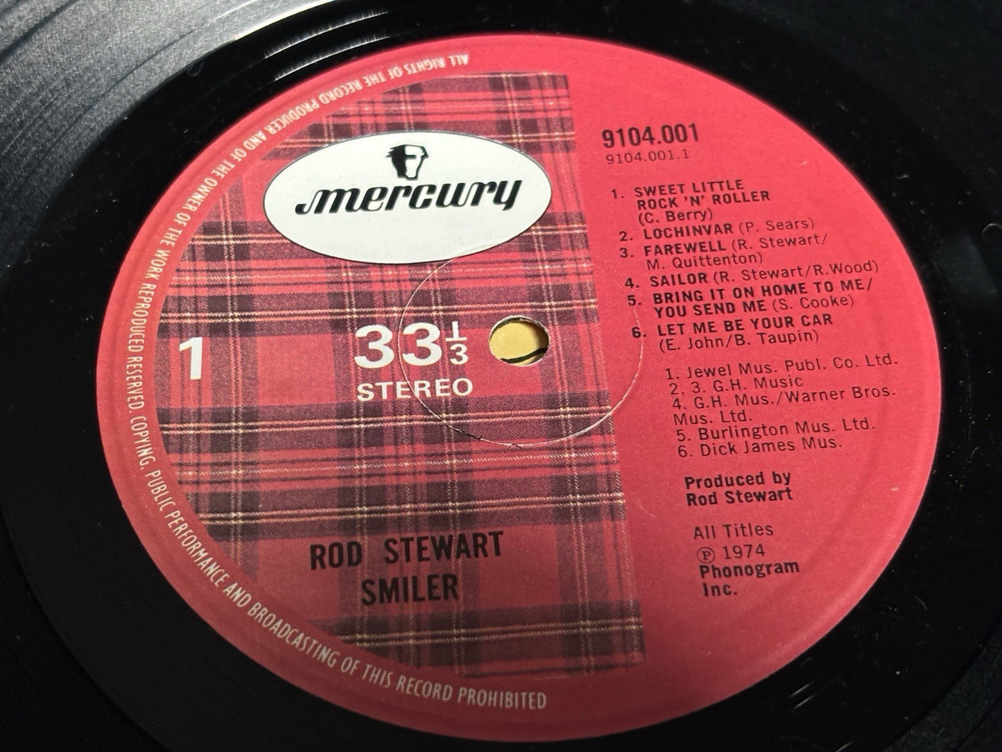 2× Rod Stewart LP Album's Atlantic Crossing & Smiler