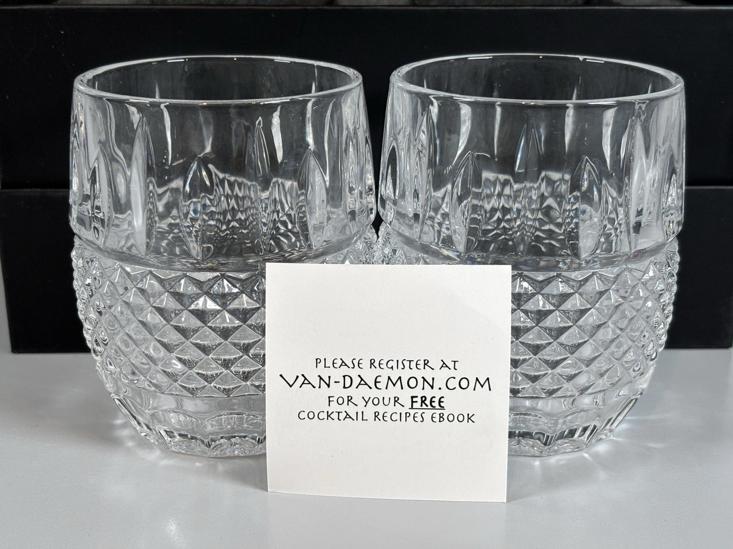 Set Of Van Daemon Whiskey Glass, great quality.