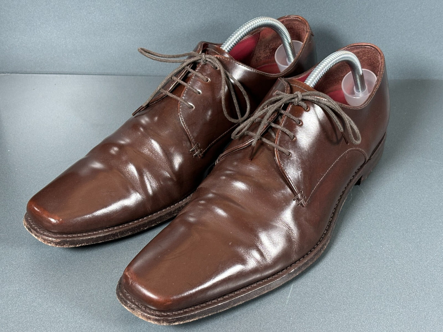 Loake Design Ridley Men’s Shoes size 8 UK Brown Leather Last Blade 507103