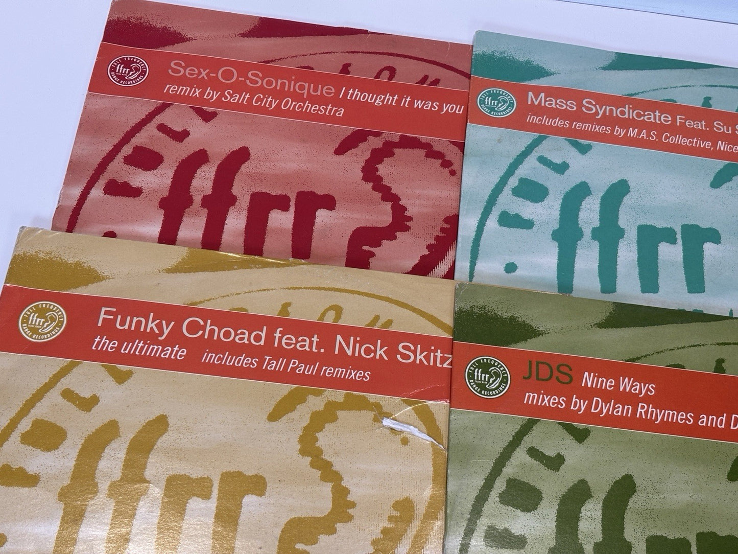4x FFRR Vinyl 12" Singles Trance