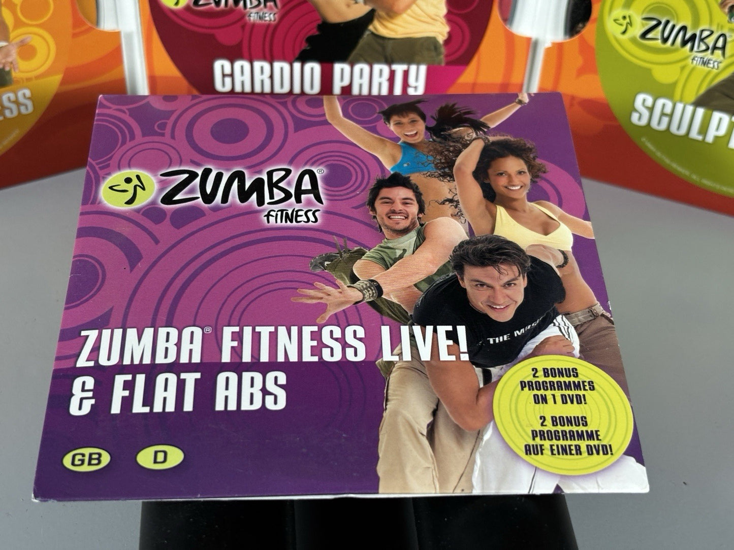 Zumba Fitness Toning Sticks Set Of Two 1lb Sticks 4x DVD’s