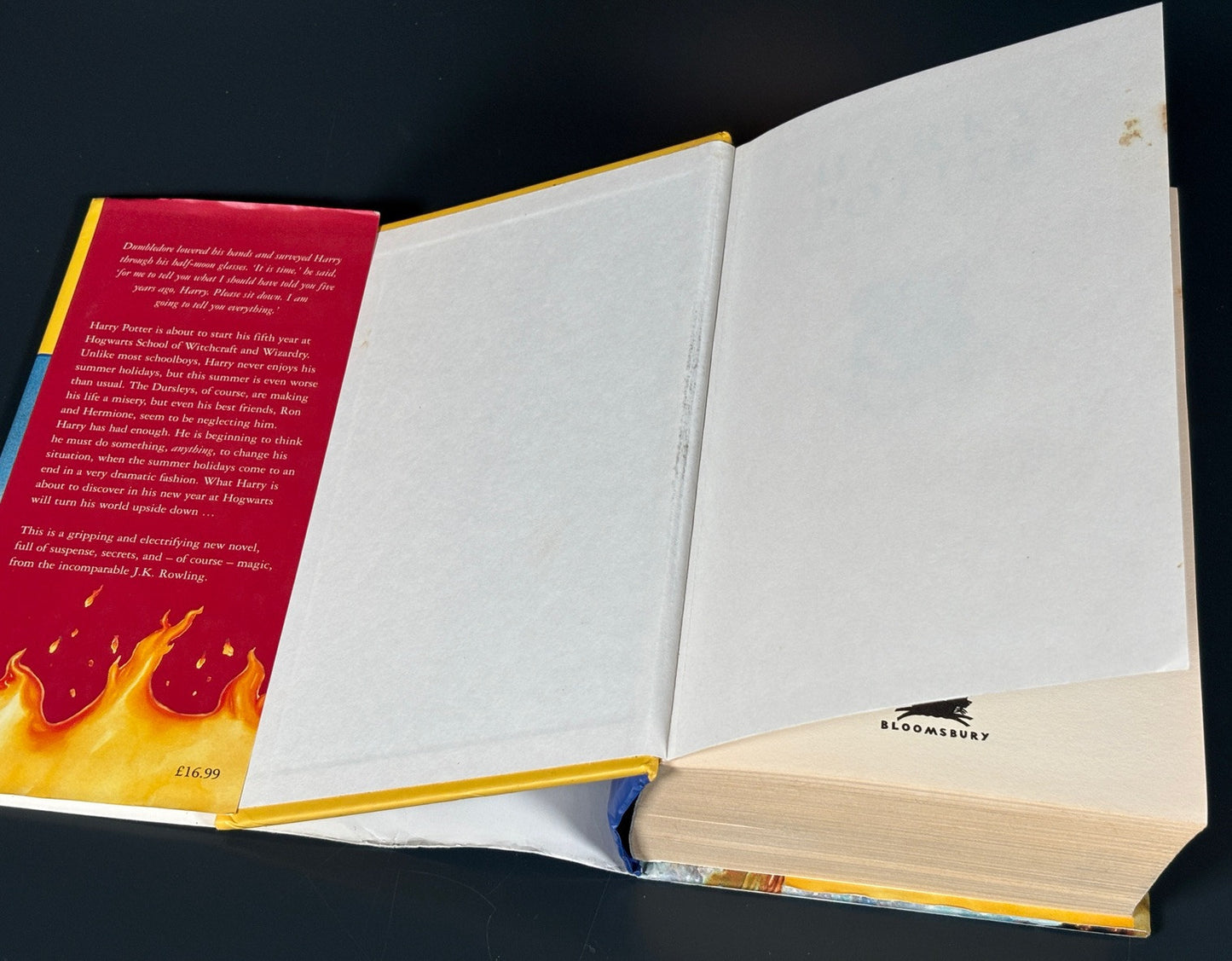 Harry Potter And The Order Of The Phoenix First Edition Error 766 Pages & 2 ink