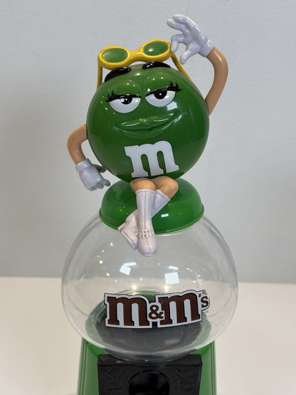 M&Ms 2010 Green Sweet/Candy Dispenser Money Box Sunglasses Working