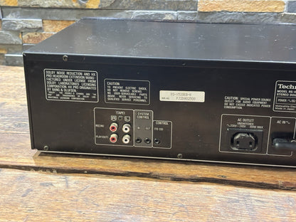 Technics 360 Series RS-X520 Twin Cassette Deck. Read Description