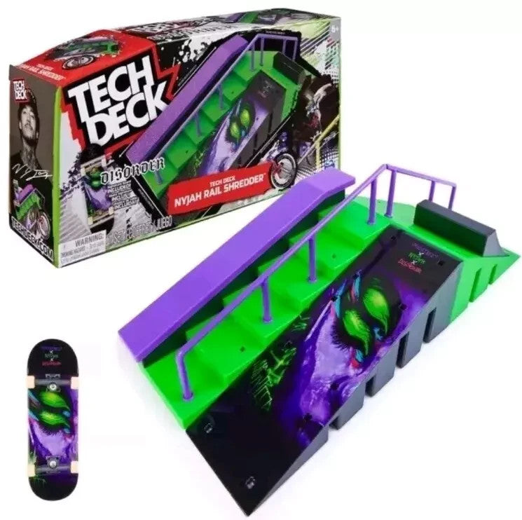 Tech Deck Nyjah Rail Shredder Skateboarding Accessory Fingerboard Sealed