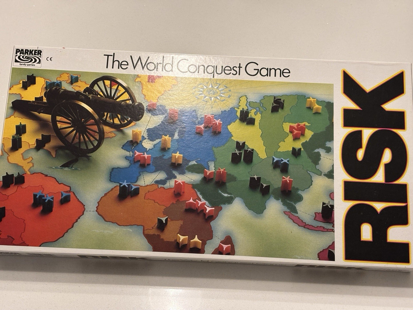Risk Board Game  Parker  World Conquest Game  Vintage  1985  Complete