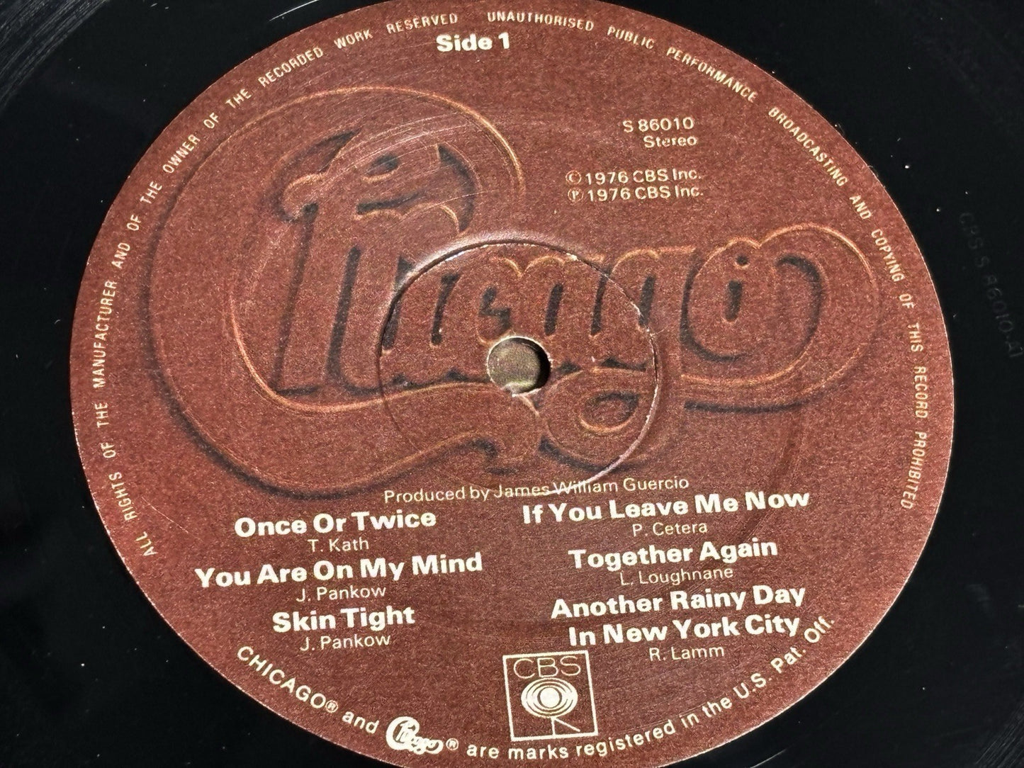 CHICAGO Chicago CBS 86010, vinyl, album, gatefold, with lyric insert