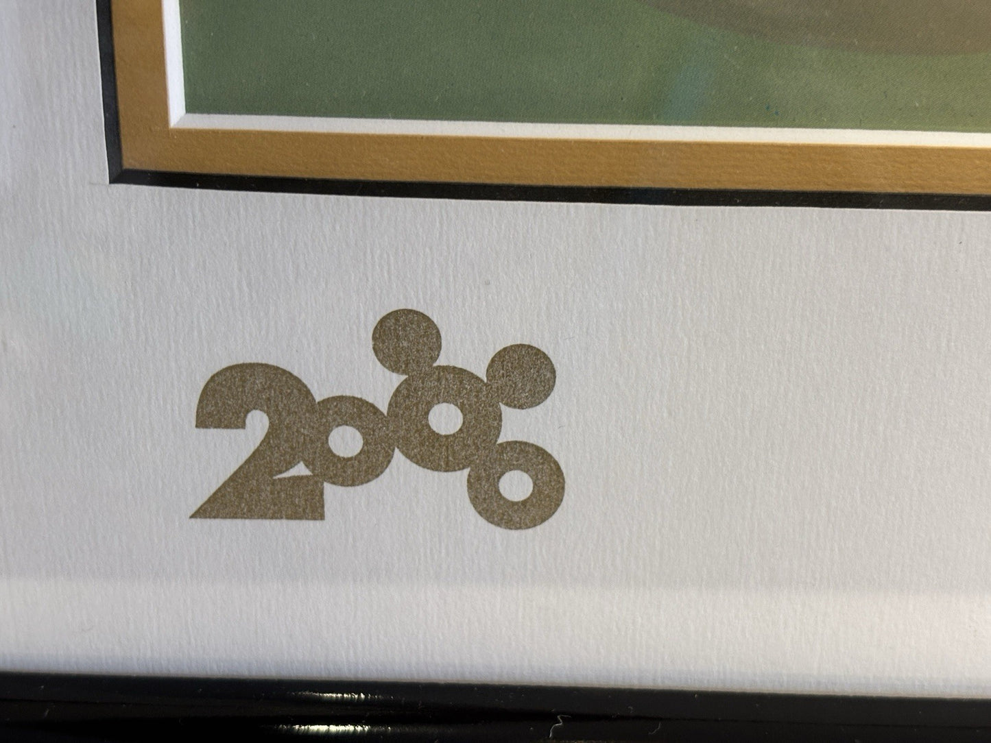 Disney LE 2000 "MILLENIUM MILESTONES" SERICEL A w/COA Art Print