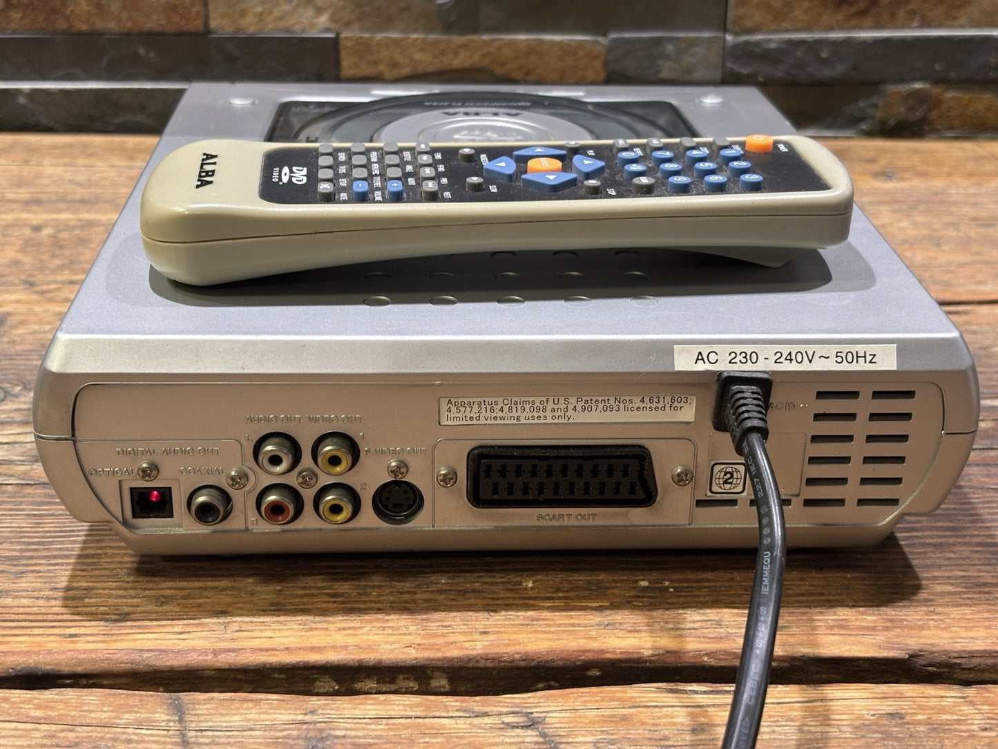 Very Rare Vintage ALBA DVD40 Player