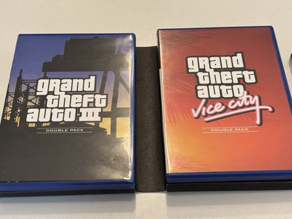 PS 2 GTA 3 and GTA Vice City Double Pack & San Andreas including original maps